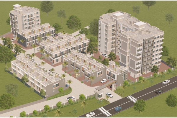 building no1 bird view